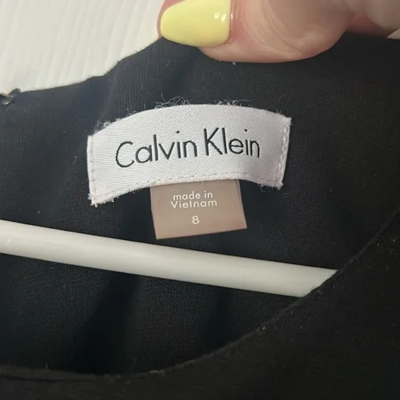 Women’s 8 Calvin Klein Black Dress - Picture 3 of 4